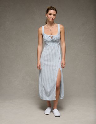 AE Catie Corset Column Midi Dress