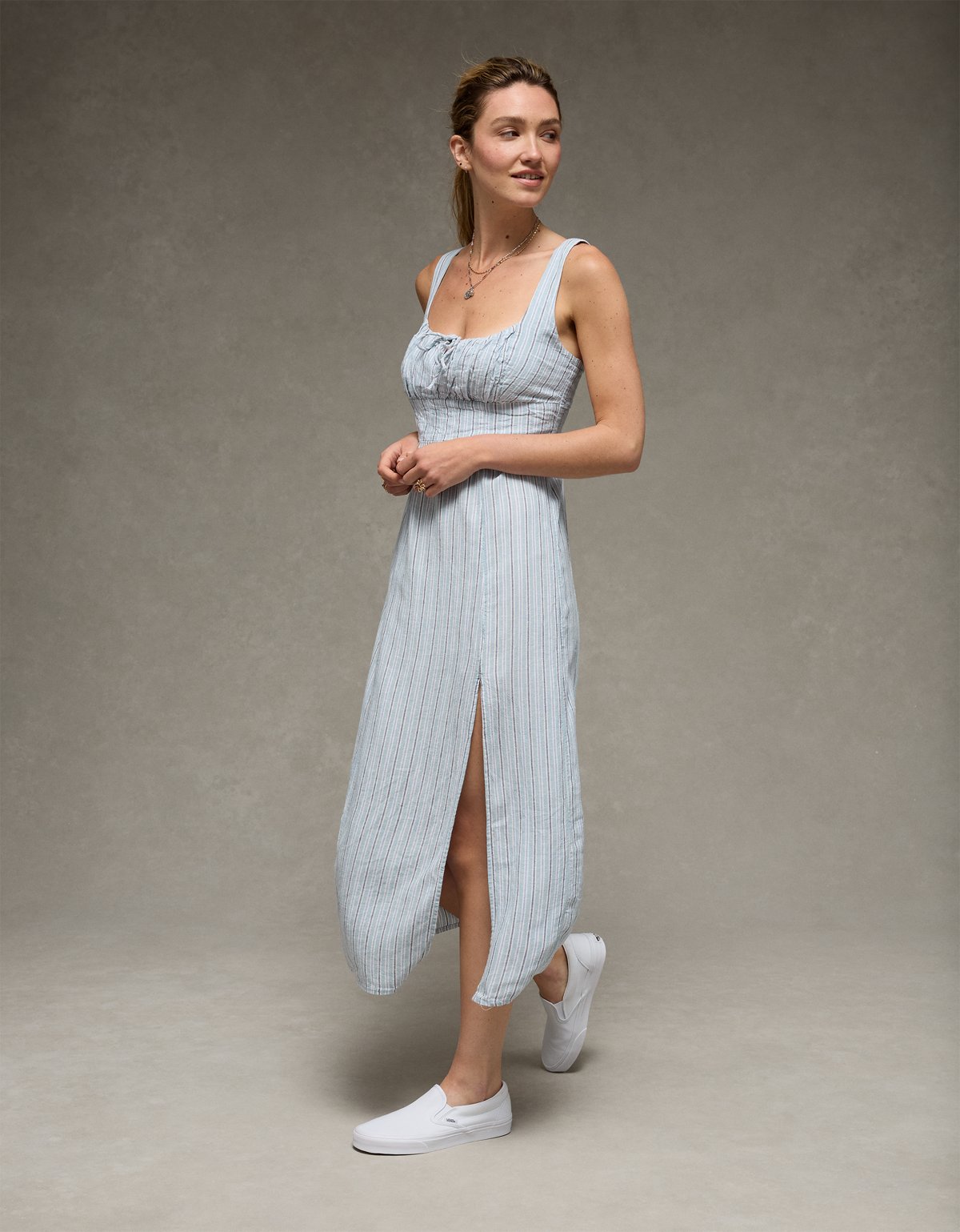 AE Catie Corset Column Midi Dress - image 5