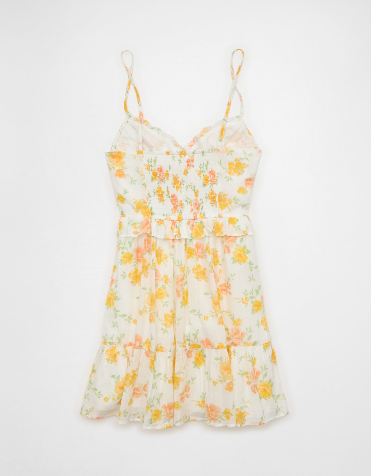 AE V-Neck Tie-Front Embroidered Mini Dress - image 4