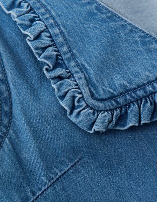 AE Denim Pinafore Mini Dress