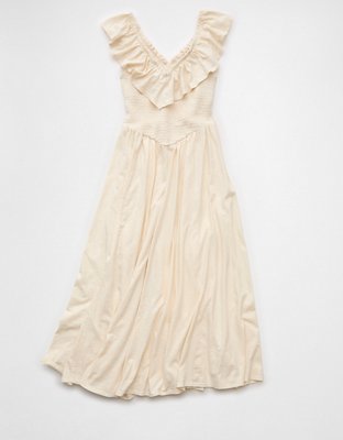 AE Sunchaser Knit Drop Waist Midi Dress