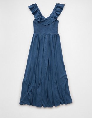 AE Sunchaser Knit Drop Waist Midi Dress