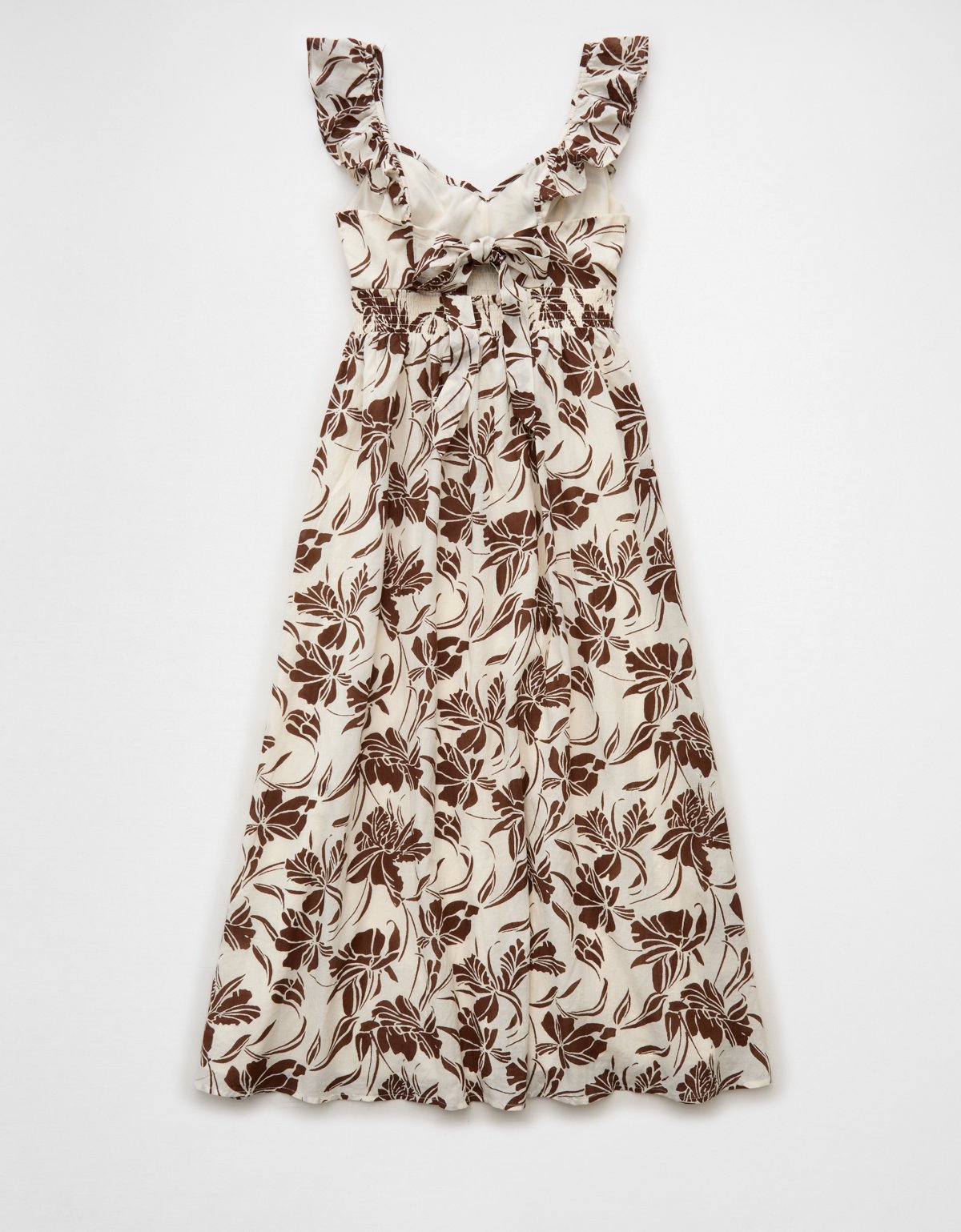 AE Flutter Sleeve Tie-Front Midi Dress - image 4