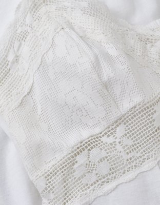 AE V-Neck Lace Mini Dress