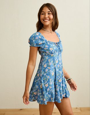 AE Babydoll Sweetheart Pleated Mini Dress from American Eagle - $64.95