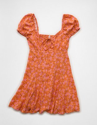 AE Sweetheart Pleated Mini Dress