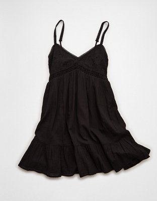 AE V-Neck Babydoll Mini Dress