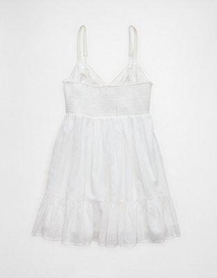 AE V-Neck Babydoll Mini Dress