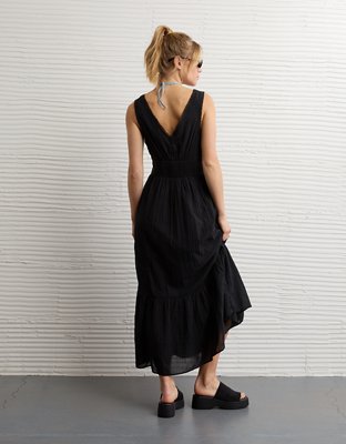 AE Tie-Front Midi Dress