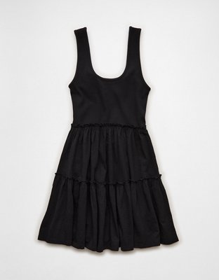 AE Sunchaser Knit Ruffled Mini Dress