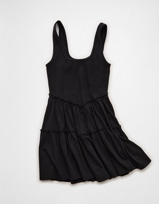 AE Sunchaser Knit Ruffled Mini Dress