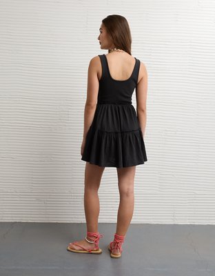 AE Sunchaser Knit Ruffled Mini Dress