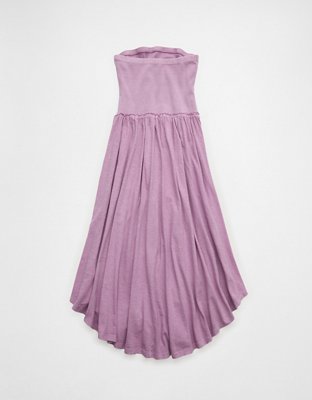 AE Sunchaser Strapless Midi Dress | American Eagle