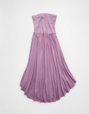 knee length dresses for ladies See You Tonight Bubble Hem Midi Dress Lilac main image 0