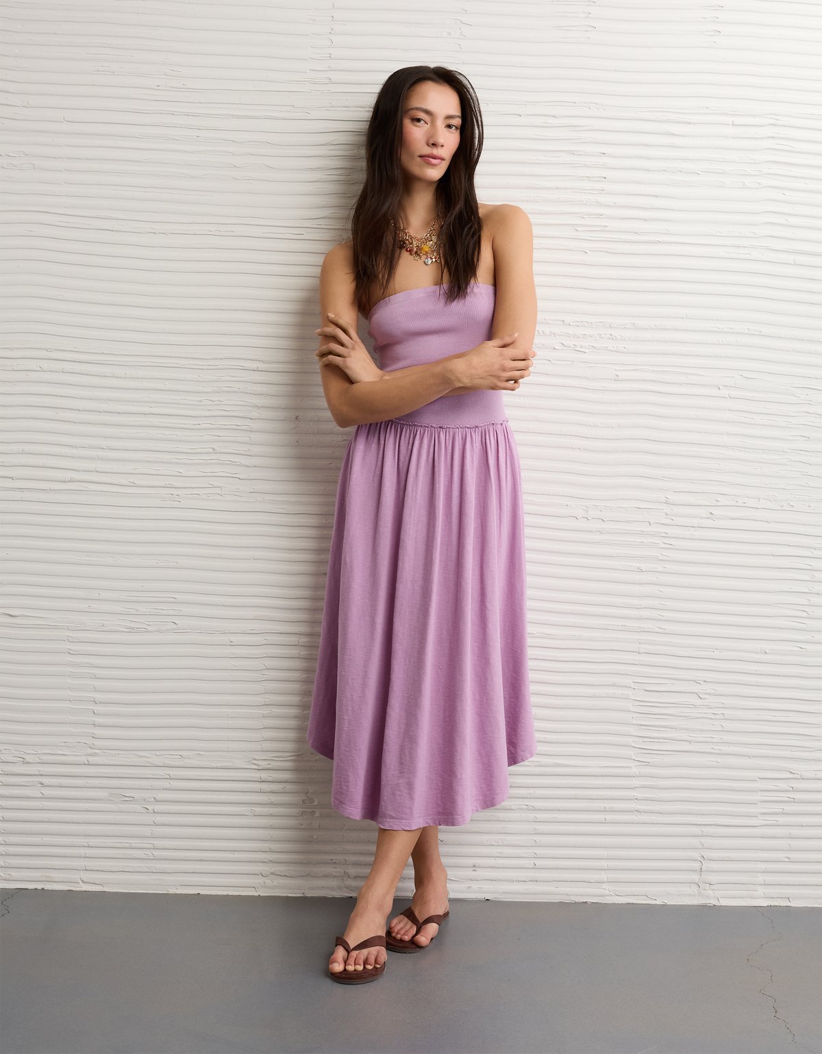 AE Sunchaser Strapless Midi Dress - image 5