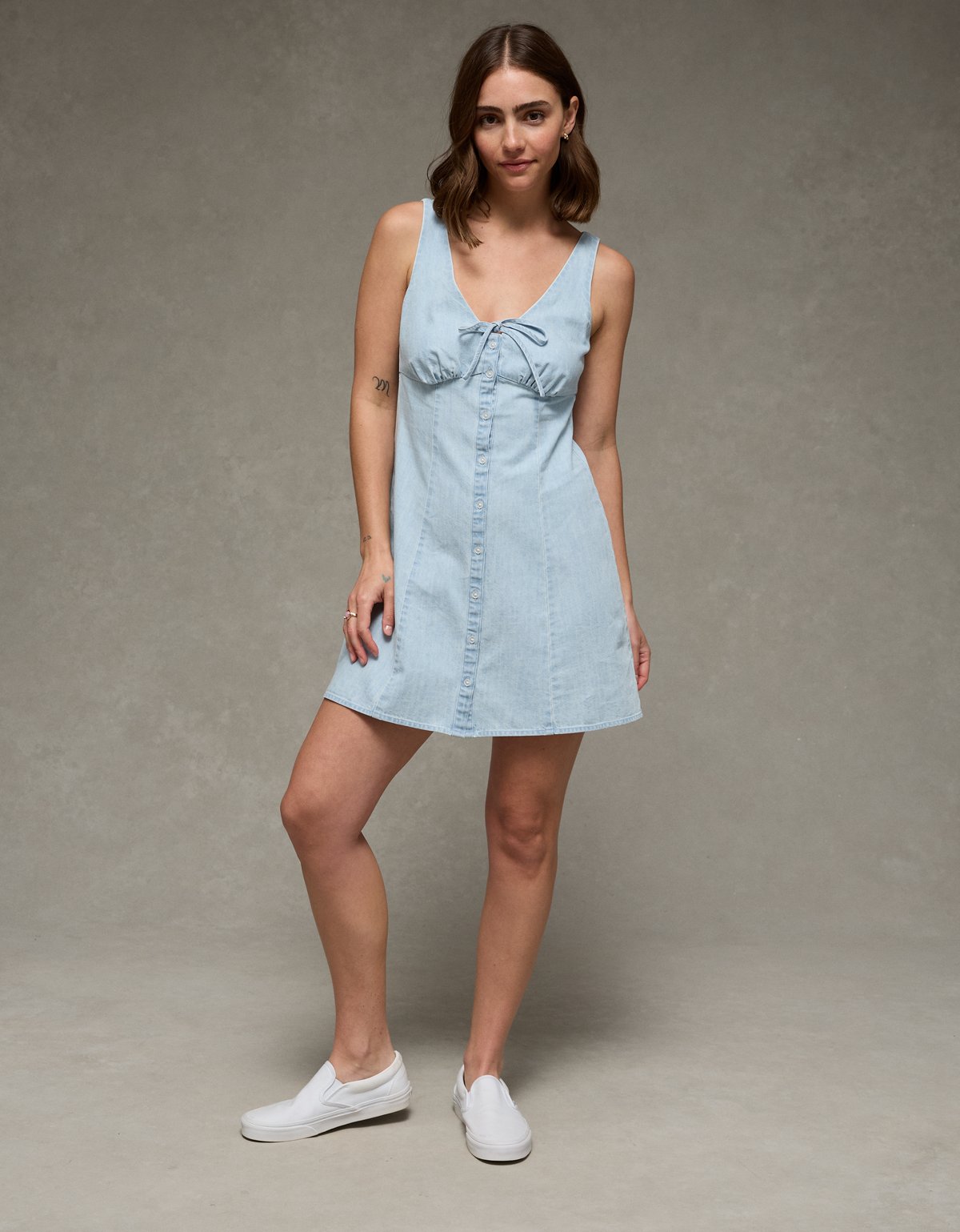 AE Button-Up Mini Dress - image 5