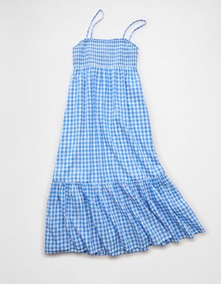 AE Smocked Babydoll Midi Dress