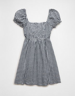 AE Sweetheart Button-Up Mini Dress