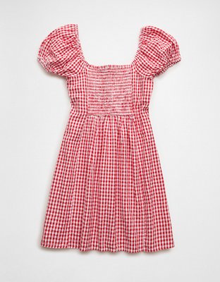 AE Sweetheart Button-Up Mini Dress