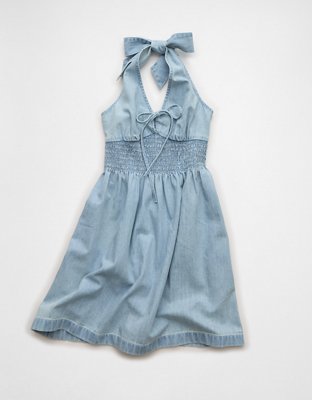 AE Halter Keyhole Mini Dress