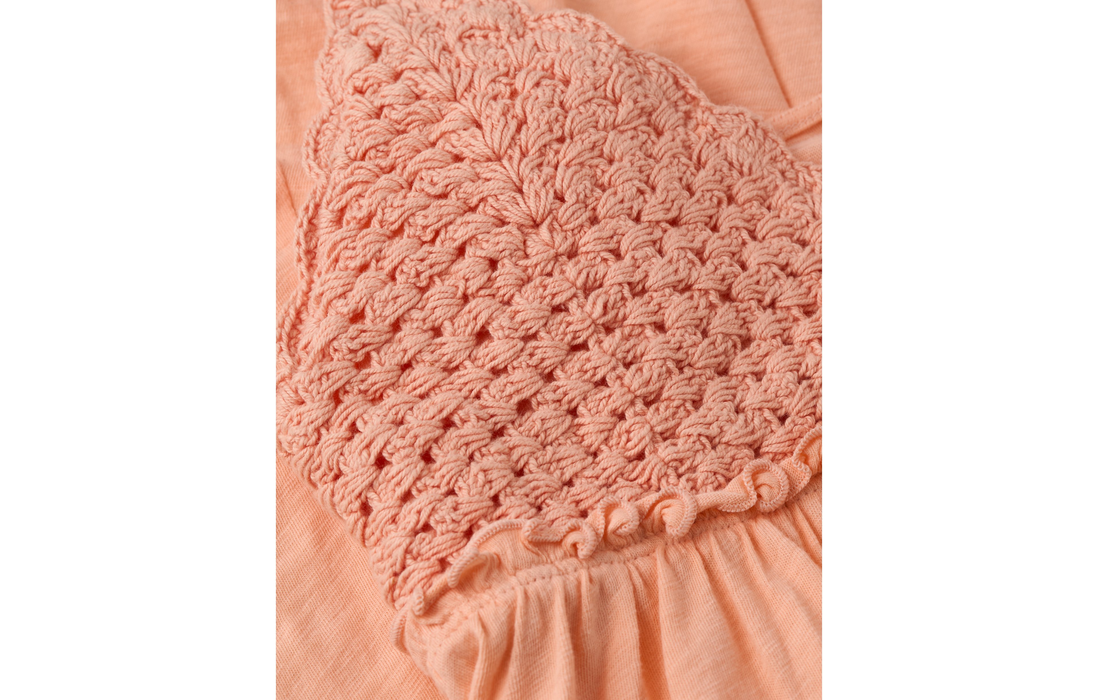 AE Sunchaser Babydoll Crochet Mini Dress