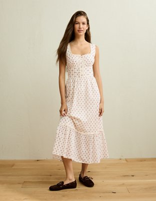 CATHRI Corset Dress キャミワンピース AE Catie Corset Midi Dress | American Eagle