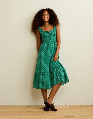 casual midi summer dresses Linen Button-Up Shirt Dress | Belted Dress Perfect for Halloween Our Favorite Spring Dresses on
