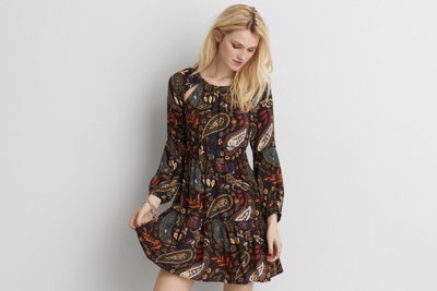 Patterned Dress | American Eagle Outfitters