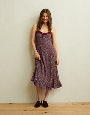 AE Sweetheart Slip Midi Dress