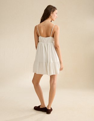 AE Babydoll Slip Mini Dress | American Eagle