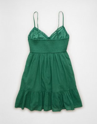 AE V-Neck Babydoll Mini Dress