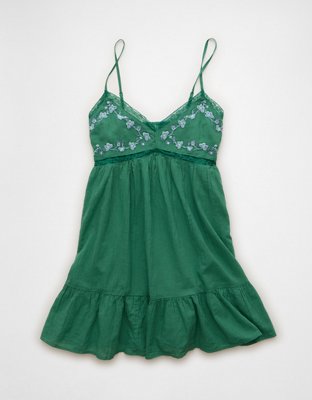 AE V-Neck Babydoll Mini Dress
