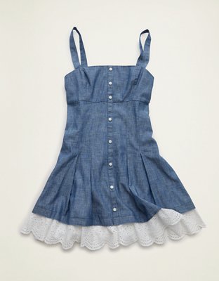 AE Button-Up Mini Dress