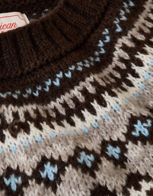 AE Fair Isle Sweater Mini Dress