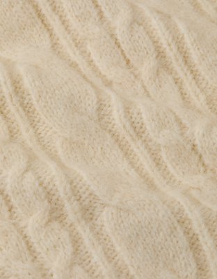 AE Cable Knit Sweater Mini Dress