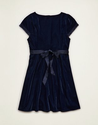 AE Cap Sleeve Velvet Mini Dress