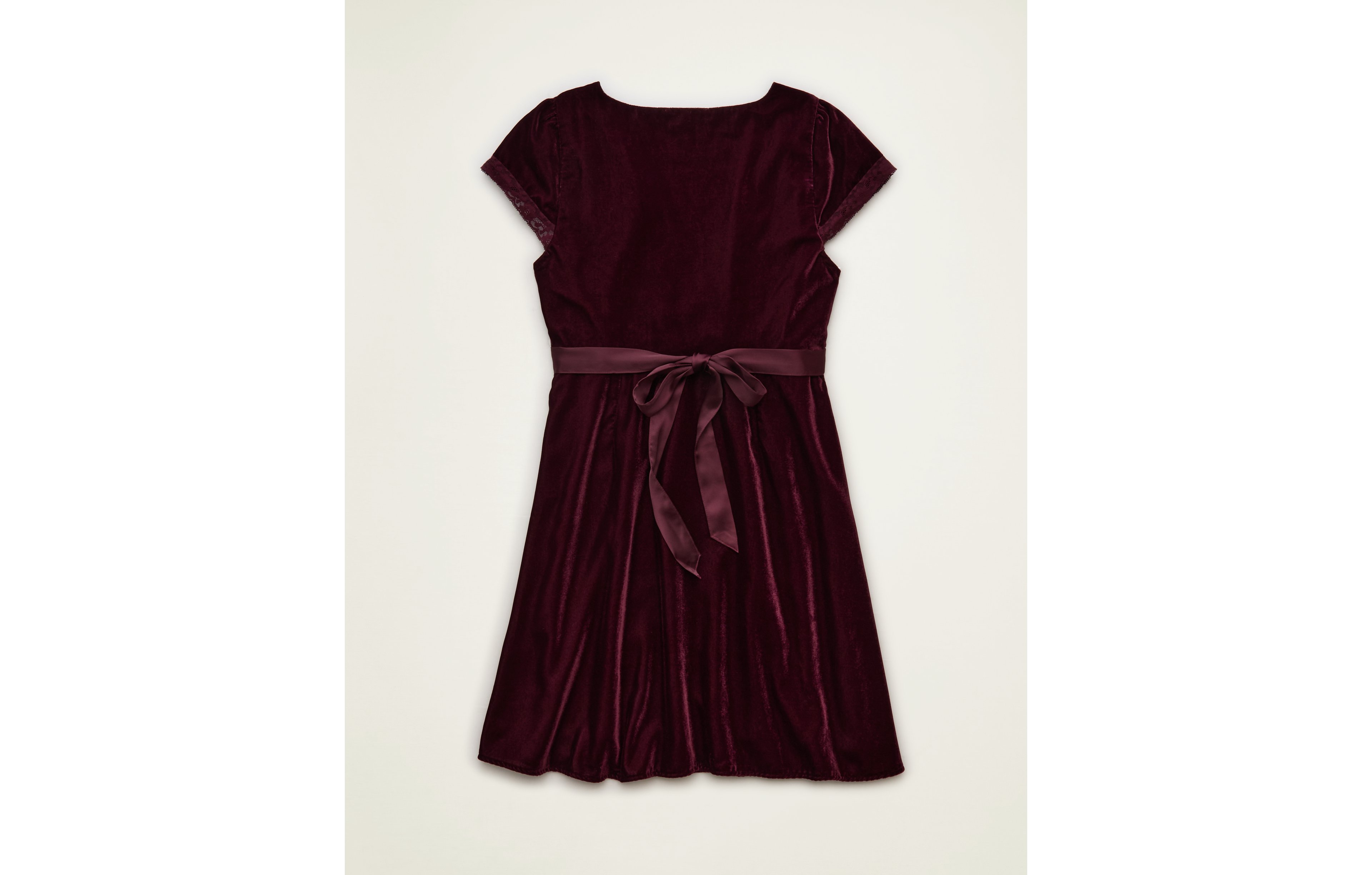 AE Cap Sleeve Velvet Mini Dress