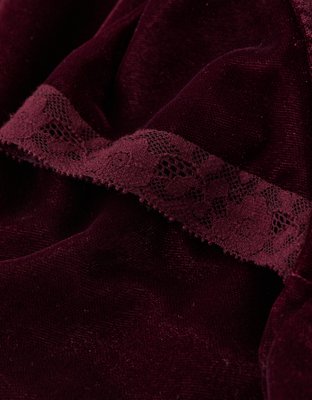 AE Cap Sleeve Velvet Mini Dress