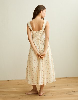 AE Sweetheart Corset Midi Dress