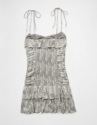 Domelipa x AE Vestido Corto Plisado