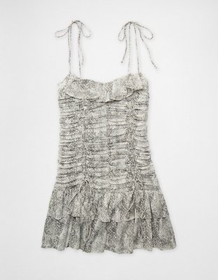 Domelipa x AE Vestido Corto Plisado