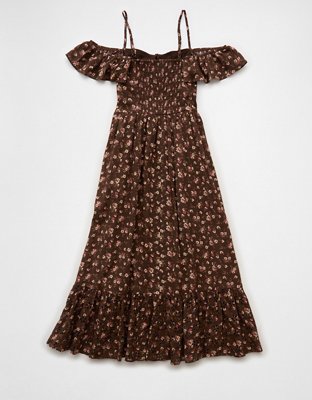 AE x Stagecoach Off-The-Shoulder Midi Dress