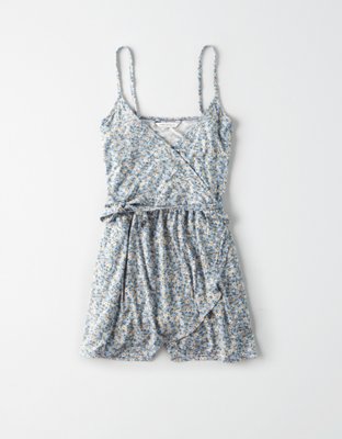American Eagle AE Knit Wrap Front Romper — фото 3