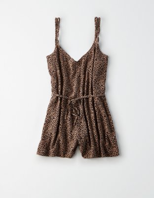 AE Leopard Print Romper