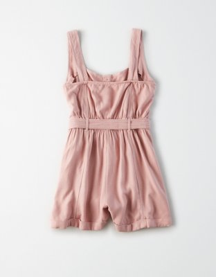 American Eagle AE Tie Waist Utility Romper — фото 4