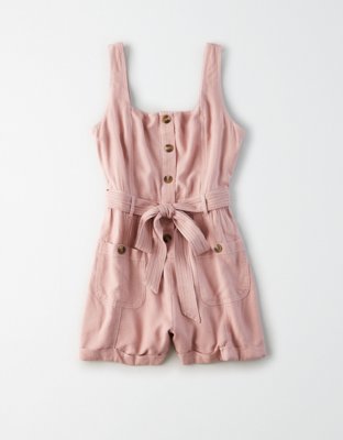 American Eagle AE Tie Waist Utility Romper — фото 3