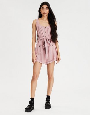 American Eagle AE Tie Waist Utility Romper — фото 5