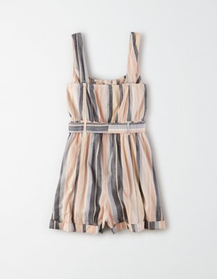 American Eagle AE Striped Utility Romper — фото 2