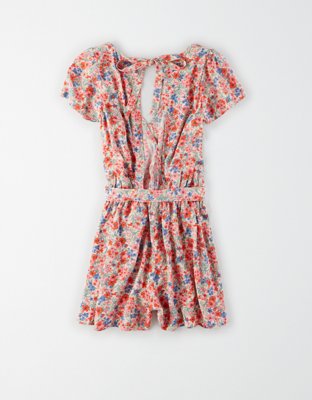 american eagle red jumpsuit