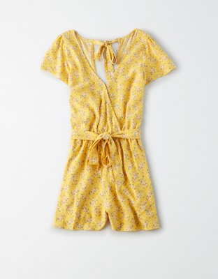 american eagle yellow dress